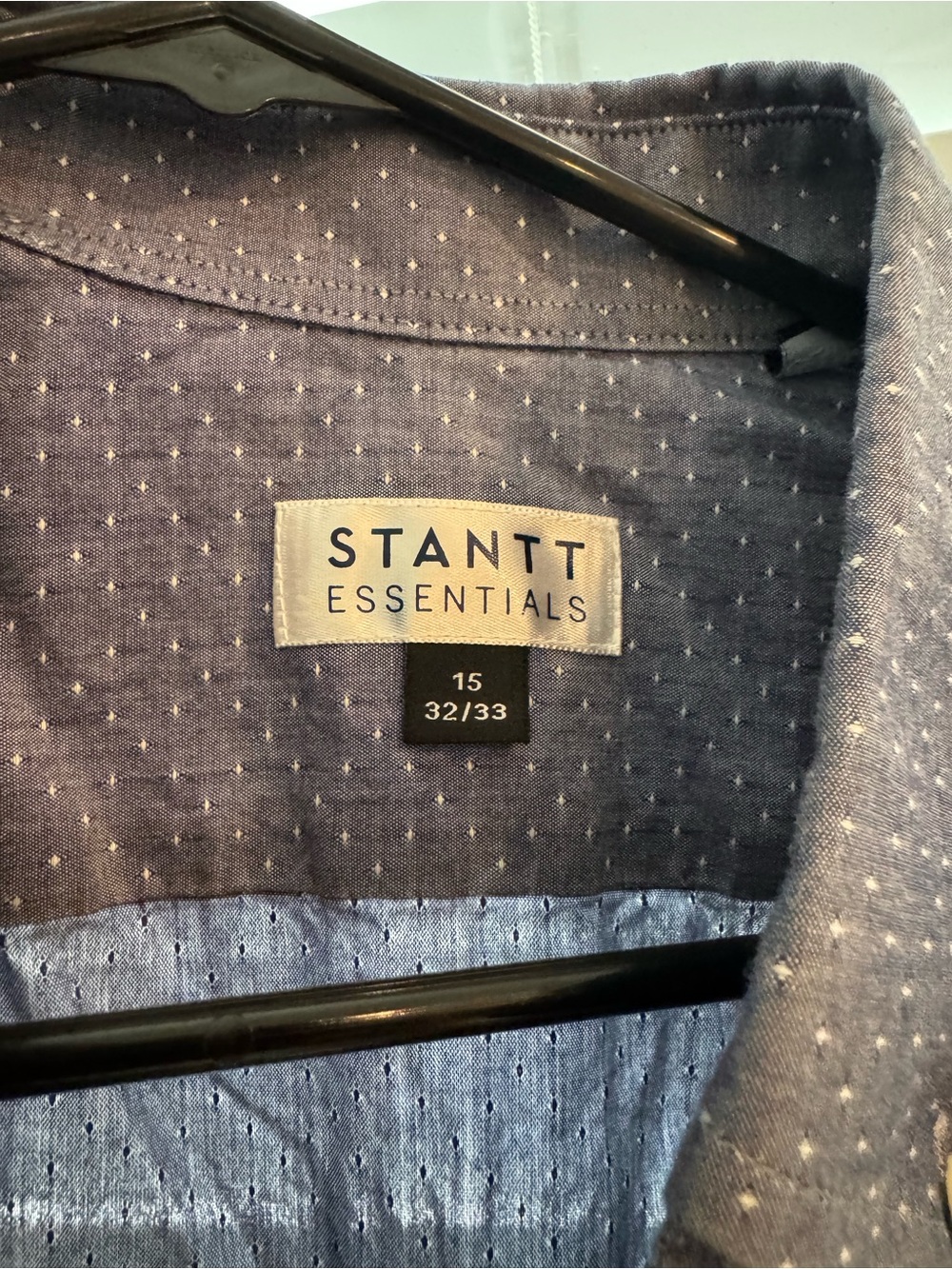 Men’s Blue Dot Dress Shirt